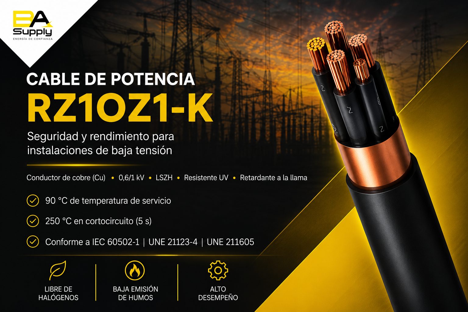 Cable de control SSEE